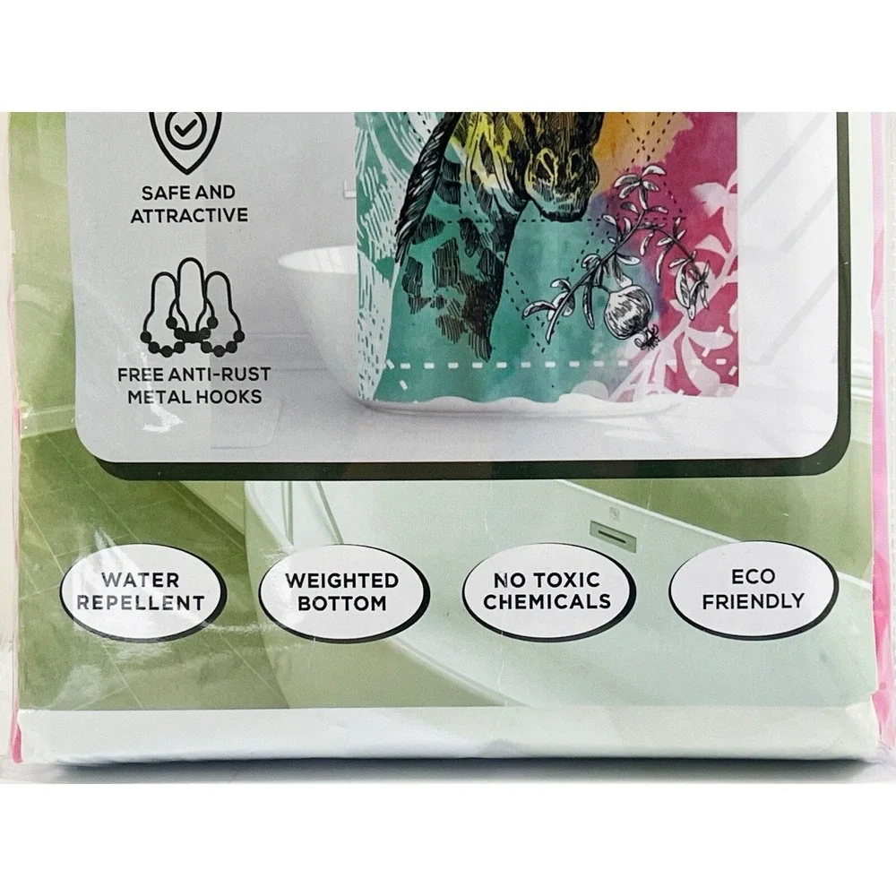 Nature's Own Essence Shower Curtain Liner Giraffe Print  73